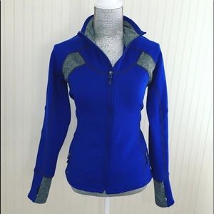 Avalanche Blue Full Zip Reflective Cycle Jacket